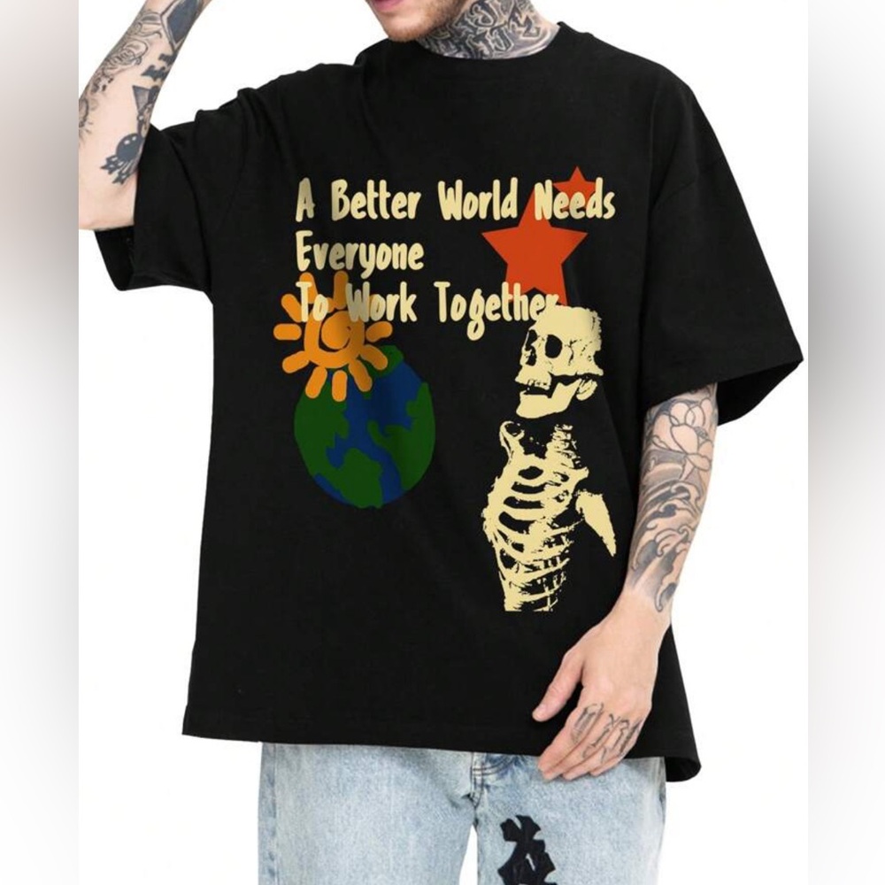 ROMWE A Better World Tee